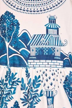 FARM RIO ANCIENT GARDEN MIDI DRESS New In